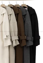 پالتو فوتر پشت دکمه آستر دارکد1004549