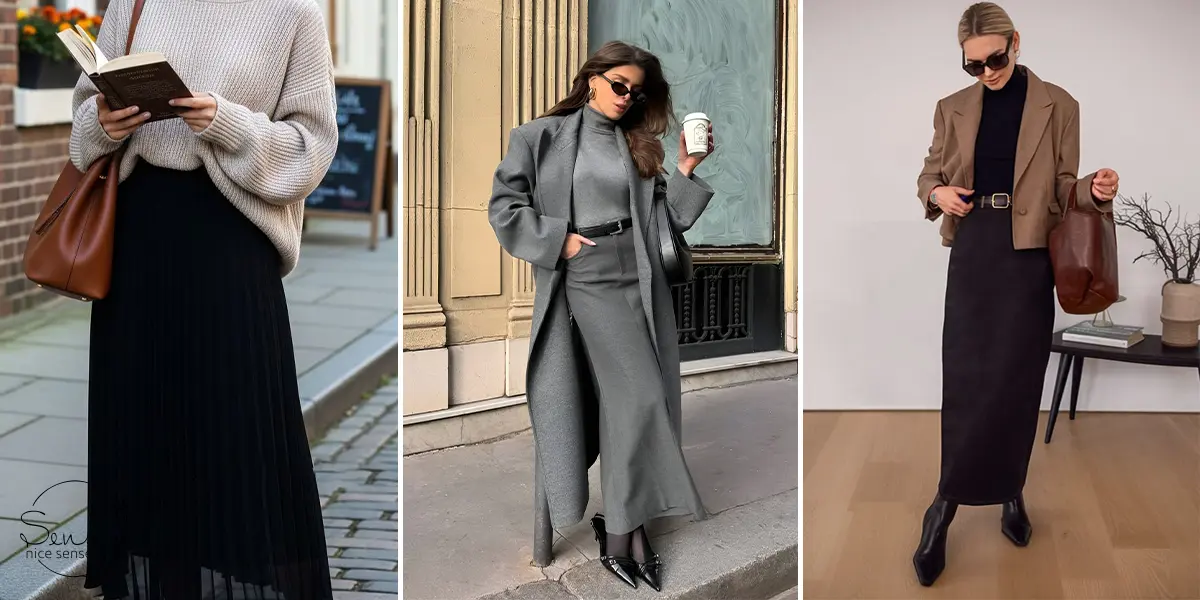 چگونه پلیور و دامن زنانه را در پاییز ست کنیم؟