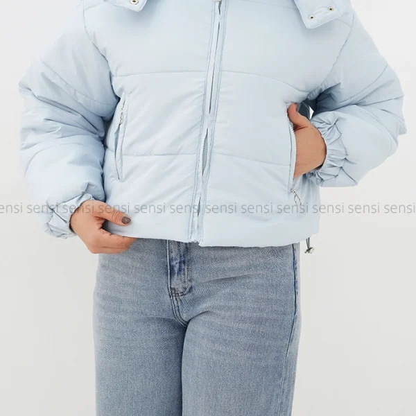 کاپشن کلاه دار پشم شیشه کد1004654