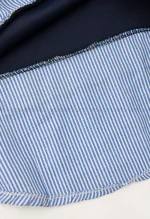 کاپشن کوتاه کتان کج راه کد1004770