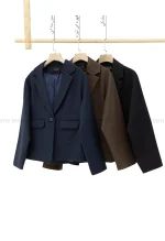 کت باکسی آستر دار کد1004467