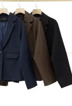 کت باکسی آستر دار کد1004467