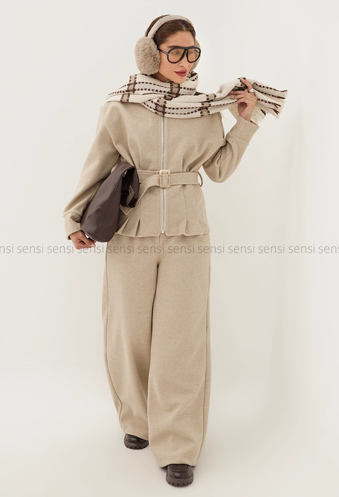 کت فوتر جلو زیپ پیله کد1004472