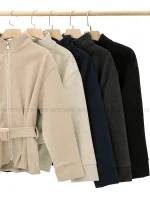 کت فوتر جلو زیپ پیله کد1004472