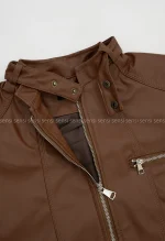 کت چرم خلبانی کد1004563