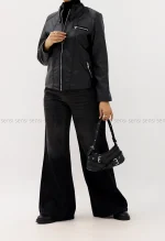 کت چرم خلبانی کد1004563