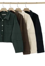 کت کتان کوتاه رنگی کد1004570