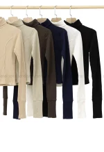 کراپ یقه اسکی کبریتی کد1004461