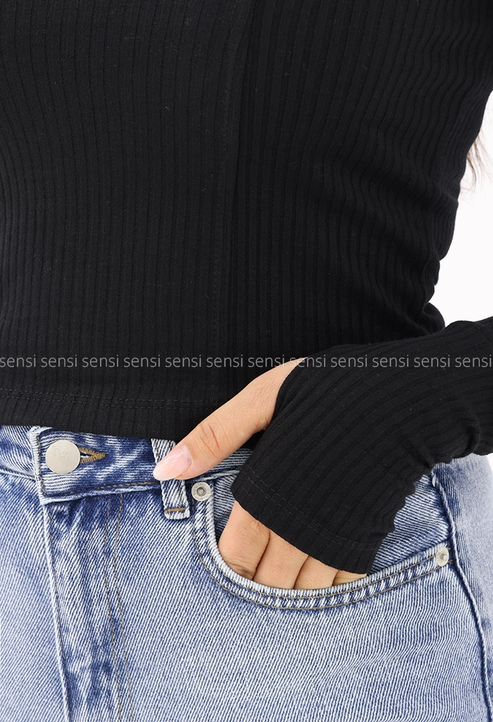 کراپ یقه اسکی کبریتی کد1004461