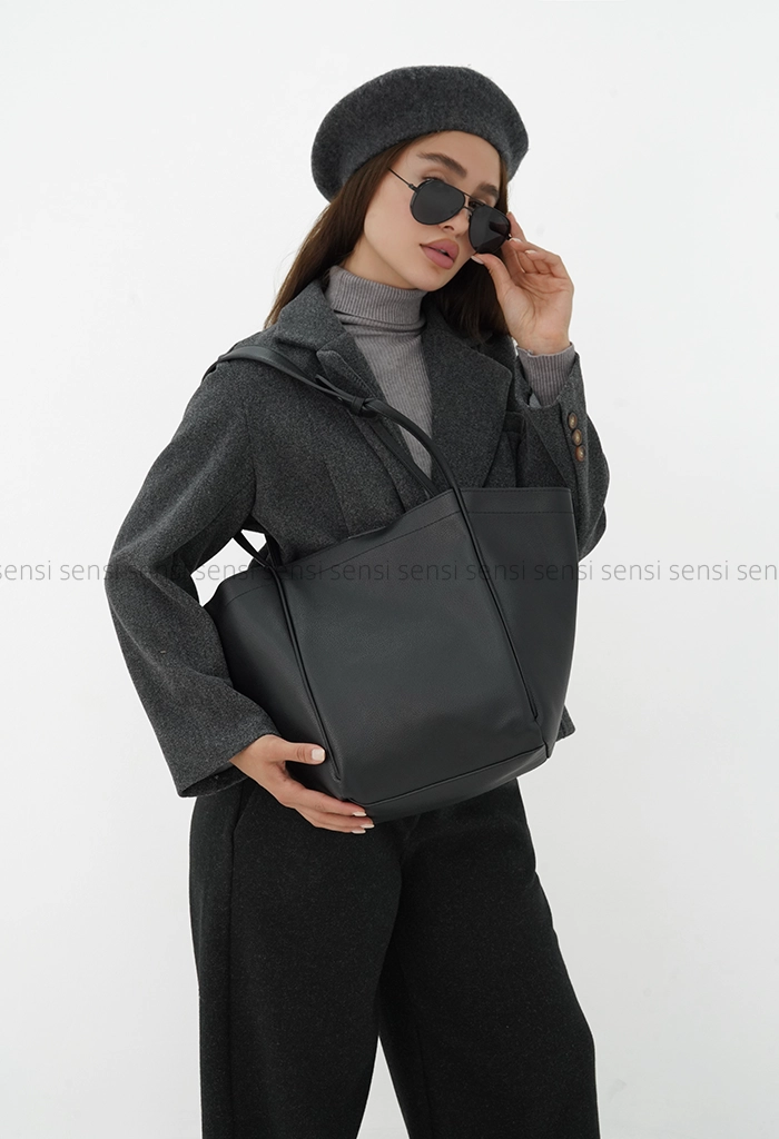 کیف چرم سطلی کد1004399