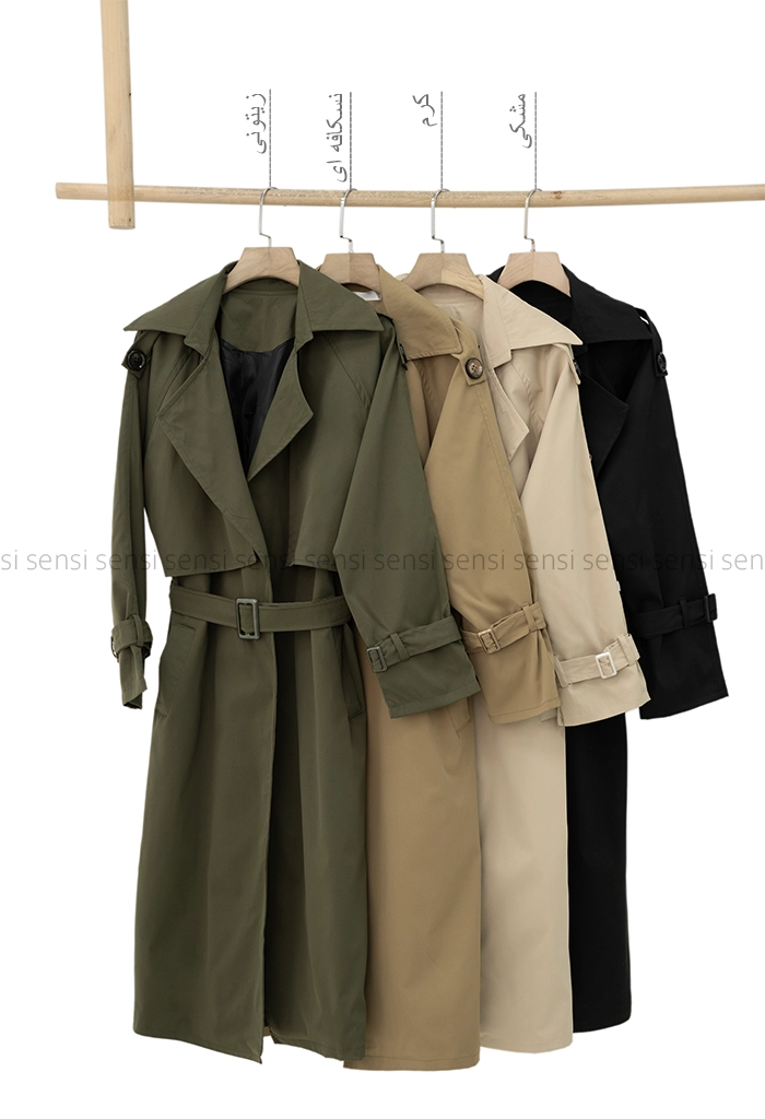 بارانی آستر دار کتان زارا@@کد1004757