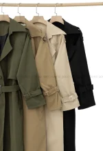 بارانی آستر دار کتان زارا@@کد1004757