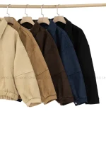 بامبر جلو زیپ جیر آستر دارکد1004656