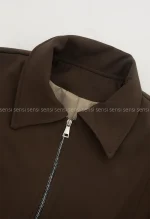 بامبر جلو زیپ سانتانا آستر دار کد1004825