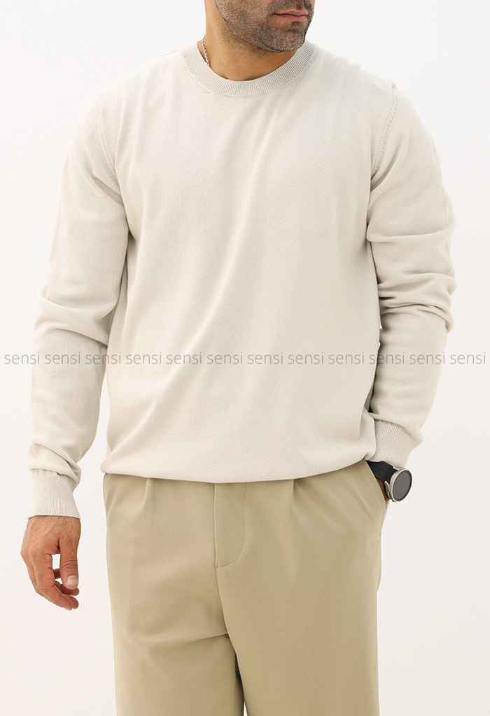 بلوز بافت یقه گرد مردانه کد20000038