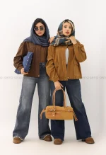 ترنچ کت جیر 2جیب کد1004810