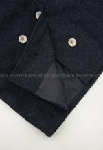 ترنچ کت فوتر یقه ایستاده کد1004826