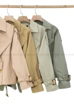 ترنچ کت کتان زارا آستر دارکد1004696