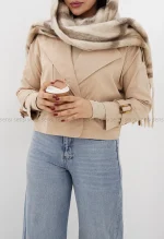 ترنچ کت کتان زارا آستر دارکد1004696