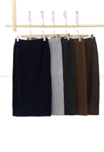 دامن بافت پشت چاک کد1004594