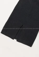 دامن بافت پشت چاک کد1004594