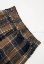 دامن فوتر چهار خونه جلو پیله کد1004839