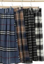 دامن فوتر چهار خونه جلو پیله کد1004839