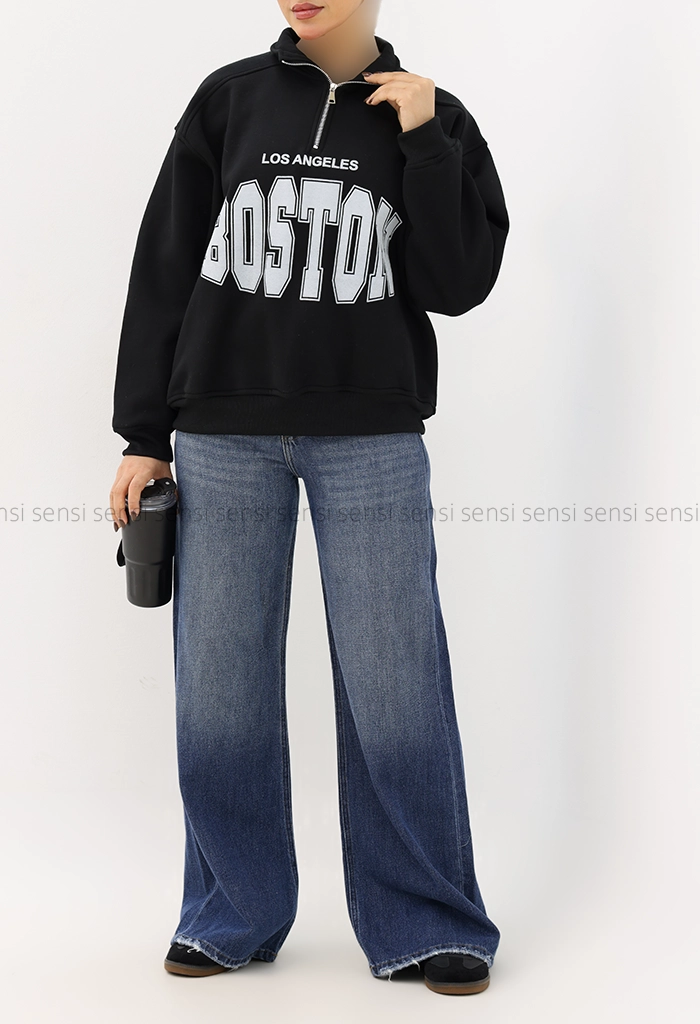 دورس باکسی نیم زیپ کد1004805