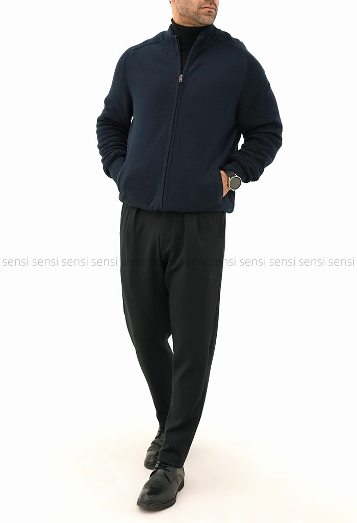 سویشرت بافت جلو زیپ کد20000039