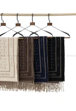 شال بافت موهری CK کد1004844