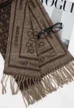 شال بافت موهری CK کد1004844