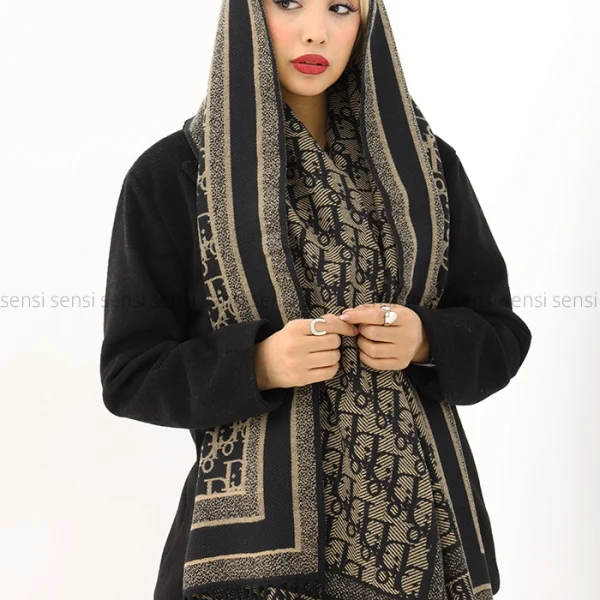 شال بافت موهری dior وارداتی کد1004835