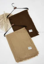 شال موهری ساده رنگی کد1004510