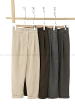 شلوار فوتر کج راه دو دکمه کد1004841