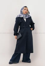 پالتو جیر آستر دار بلند@@ کد1004861