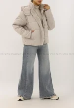 کاپشن وارداتی پافر شو پشم شیشه کد1004848