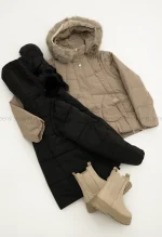 کاپشن وارداتی پافر شو پشم شیشه کد1004855