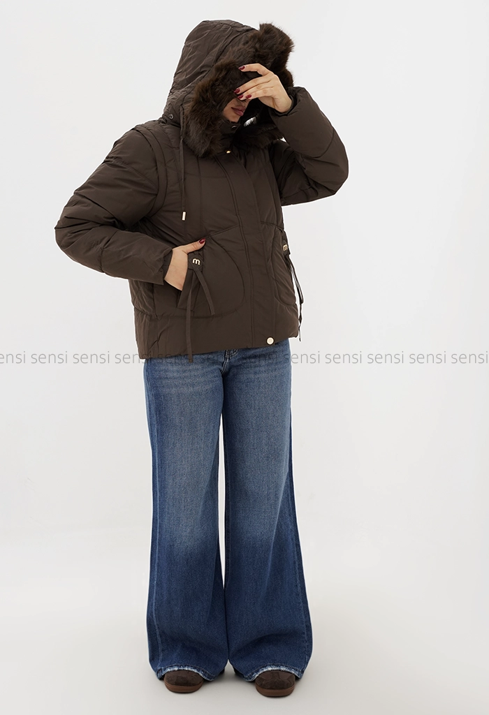 کاپشن وارداتی پافر شو پشم شیشه کد1004855