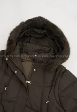 کاپشن وارداتی پافر شو پشم شیشه کد1004855