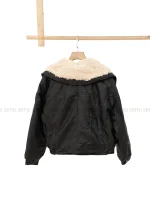 کاپشن چرم وارداتی یقه تدی کد1004847