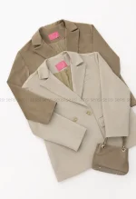 کت جیر باکسی 2 دکمه کد1004775