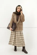 کت فوتر باکسی تک دکمه کد1004776