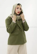 کت فوتر باکسی تک دکمه کد1004776