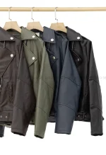 کت چرم آستر دار زارا کد1004863