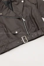 کت چرم آستر دار زارا کد1004863