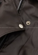 کت چرم آستر دار زارا کد1004863