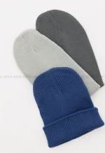 کلاه بافت ساده رنگی کد1004741