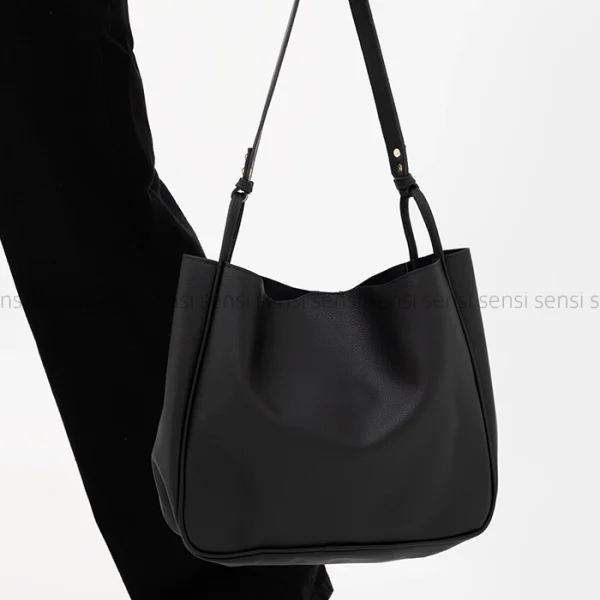 کیف چرم مغزی دوزی تک دسته کد1004693