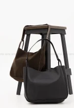 کیف چرم مغزی دوزی تک دسته کد1004693