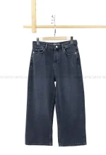 شلوار جین نیم بگ کد1005009